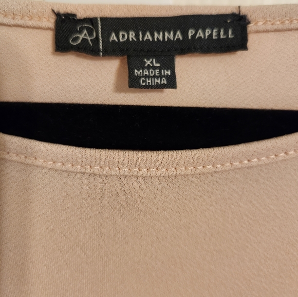 Adrianna Papell Dusty Rose Blouse XL - Picture 3 of 3